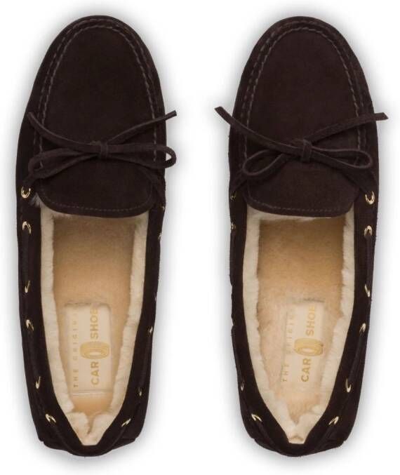 Car Shoe Loafers met strik-detail Bruin