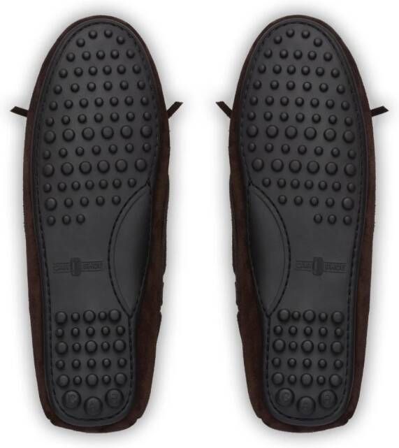 Car Shoe Loafers met strik-detail Bruin