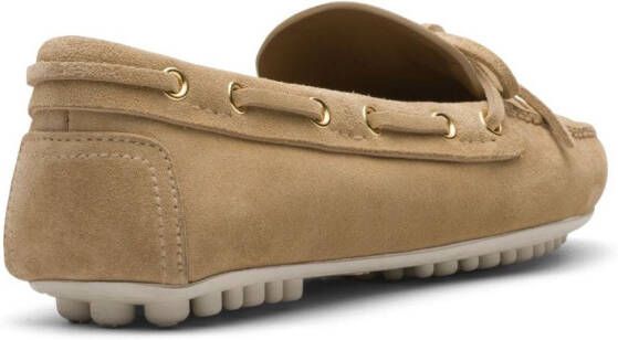 Car Shoe Lux Driving suède loafers Beige