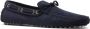 Car Shoe Lux Driving suède loafers Blauw - Thumbnail 2