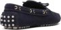 Car Shoe Lux Driving suède loafers Blauw - Thumbnail 3