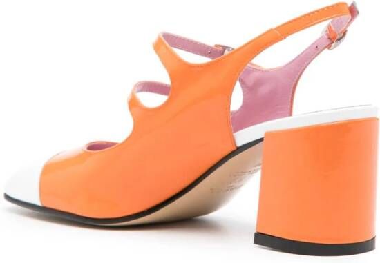 Carel Paris Papaya Mary Jane pumps Oranje