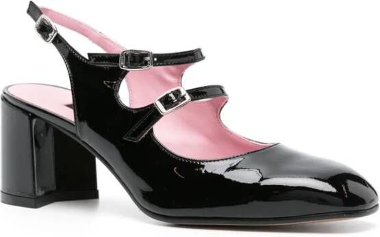 Carel Paris Mary Jane slingback schoenen Zwart