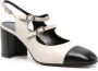 Carel Paris Mary Janes met contrasterende neus Beige - Thumbnail 2