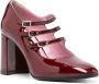 Carel Paris Keel leren pumps Rood - Thumbnail 2