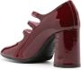 Carel Paris Keel leren pumps Rood - Thumbnail 3