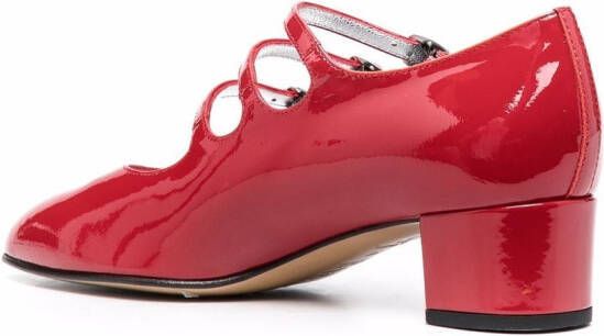 Carel Paris Kina lakleren pumps Rood