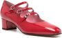 Carel Paris Ariana leren Mary Jane schoenen Rood - Thumbnail 2