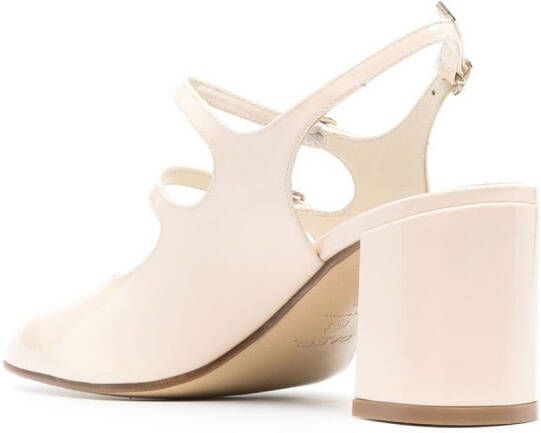 Carel Paris Mary Jane slingback schoenen Beige