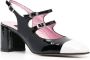 Carel Paris Papaya tweekleurige pumps Zwart - Thumbnail 2