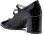 Carel Paris Pumps met dubbele bandjes Zwart - Thumbnail 3