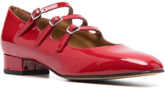 Carel Paris Pumps met gesp Rood