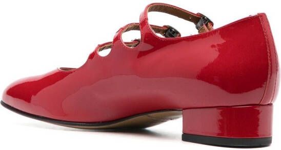 Carel Paris Pumps met gesp Rood