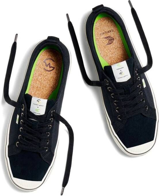 Cariuma x Mater-Piece OCA sneakers met suède vlakken Zwart