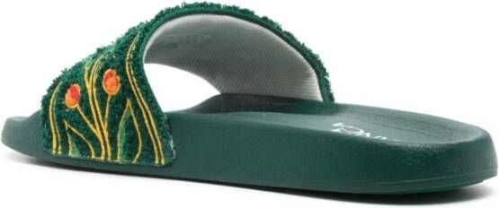Casablanca Badstof slippers Groen
