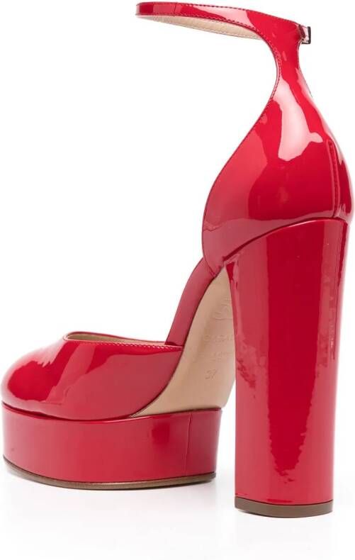 Casadei Lakleren pumps Rood