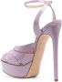 Casadei Flora Tiffany sandalen met plateauzool Paars - Thumbnail 3