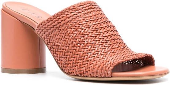 Casadei Leren muiltjes Bruin