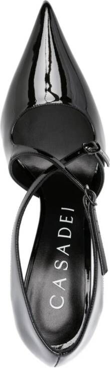 Casadei Anna leren pumps Zwart