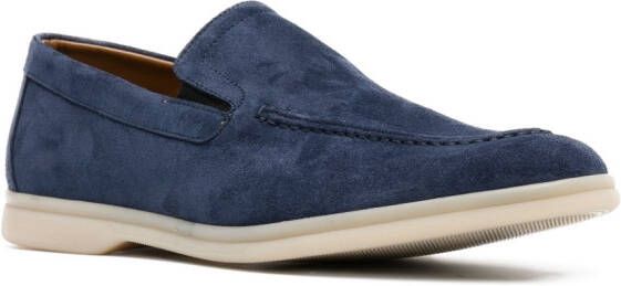 Casadei Antilope suède loafers Blauw