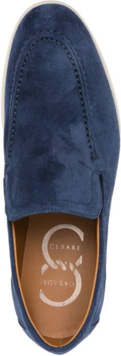 Casadei Antilope suède loafers Blauw