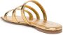 Casadei Atomium leren slippers Goud - Thumbnail 3