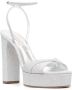 Casadei Beth Citylight sandalen met plateauzool Zilver - Thumbnail 2