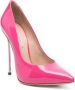 Casadei 120 mm Blade lakleren pumps Roze - Thumbnail 2
