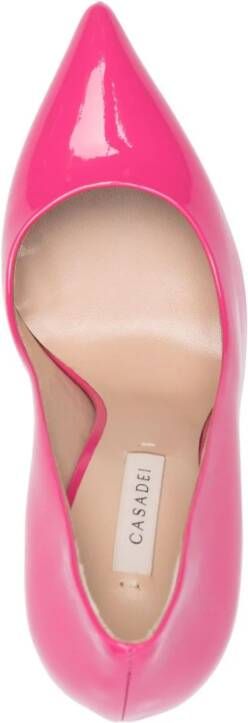 Casadei 120 mm Blade lakleren pumps Roze