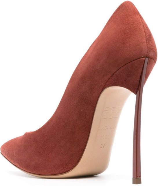 Casadei Blade pumps met puntige neus Bruin