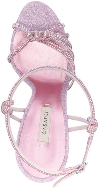 Casadei Blade C+C 120mm sandalen Roze