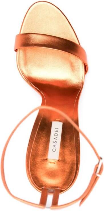 Casadei Blade Flash leren sandalen 100 mm Oranje