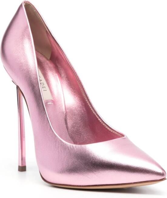 Casadei Blade Flash 120mm pumps Roze