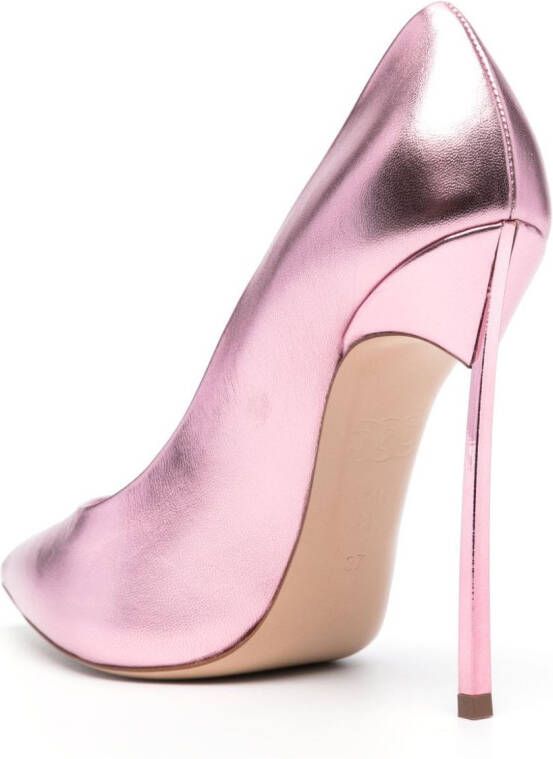 Casadei Blade Flash 120mm pumps Roze