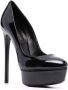 Casadei Blade glanzende stiletto pumps Zwart - Thumbnail 2