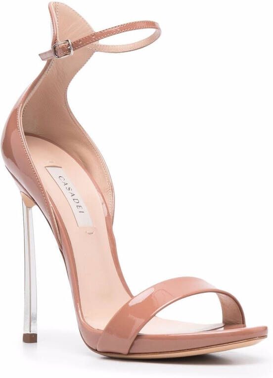 Casadei Blade lakleren sandalen Roze