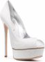 Casadei Blade stiletto pumps Zilver - Thumbnail 2