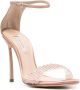 Casadei 100 mm Blade Twenties satijnen pumps Beige - Thumbnail 2