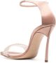 Casadei 100 mm Blade Twenties satijnen pumps Beige - Thumbnail 3