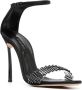 Casadei 100 mm Blade Twenties satijnen pumps Zwart - Thumbnail 2