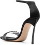 Casadei 100 mm Blade Twenties satijnen pumps Zwart - Thumbnail 3