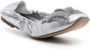 Casadei Ballerina's met strikdetail Zilver - Thumbnail 2