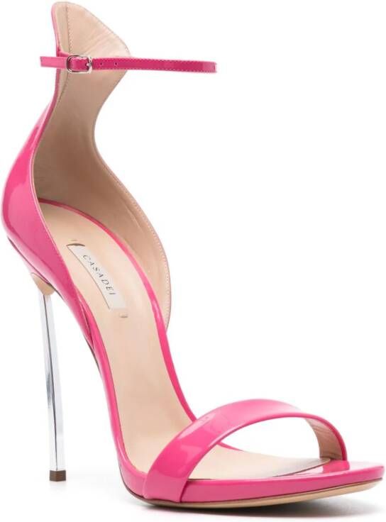 Casadei Cappa Blade leren sandalen Roze