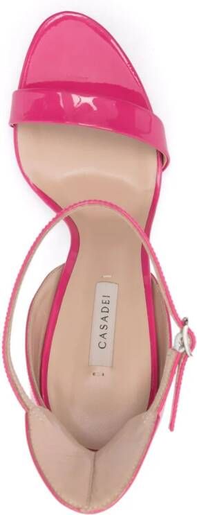 Casadei Cappa Blade leren sandalen Roze