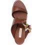 Casadei Chaine sandalen met kettingafwerking Bruin - Thumbnail 4