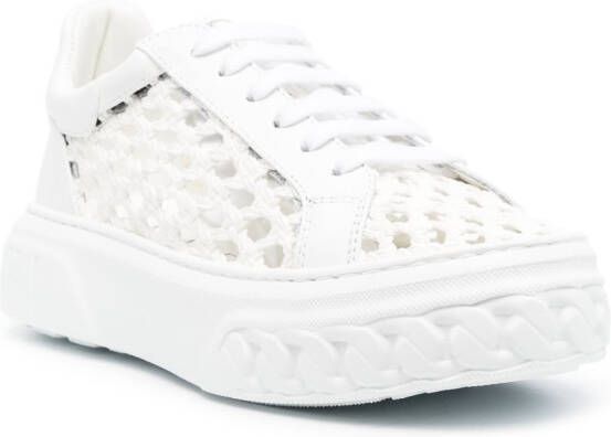 Casadei Uitgesneden sneakers Wit