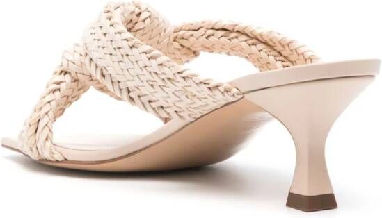Casadei 50 mm Dama sandalen Beige