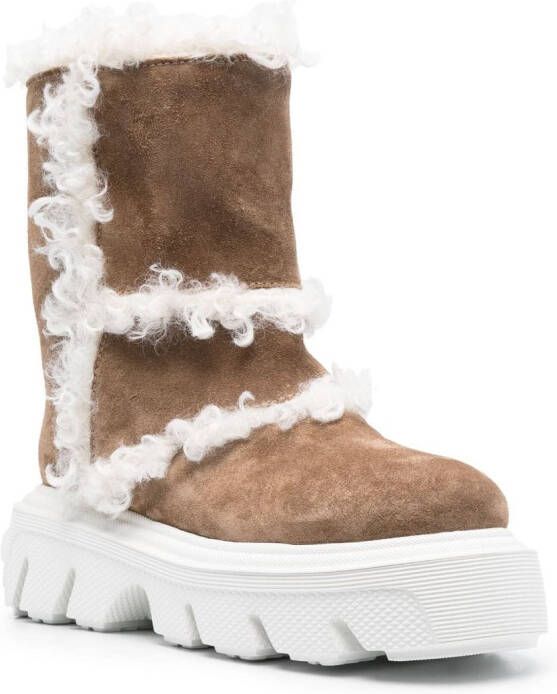 Casadei Dolomiti Marica suède laarzen Bruin