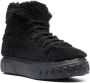 Casadei Ecosheep combat boots met veters Zwart - Thumbnail 2