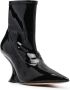 Casadei Cut leren enkellaarzen Zwart - Thumbnail 2